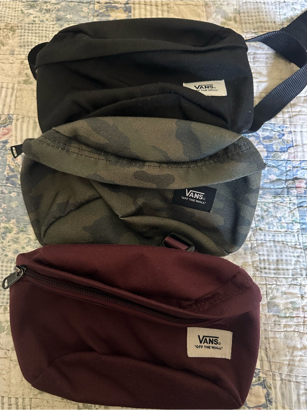 Vans Unisex Waist Bags (BLACK)